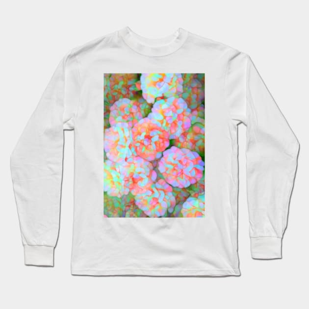 Pastel Hydrangea Long Sleeve T-Shirt by redwitchart